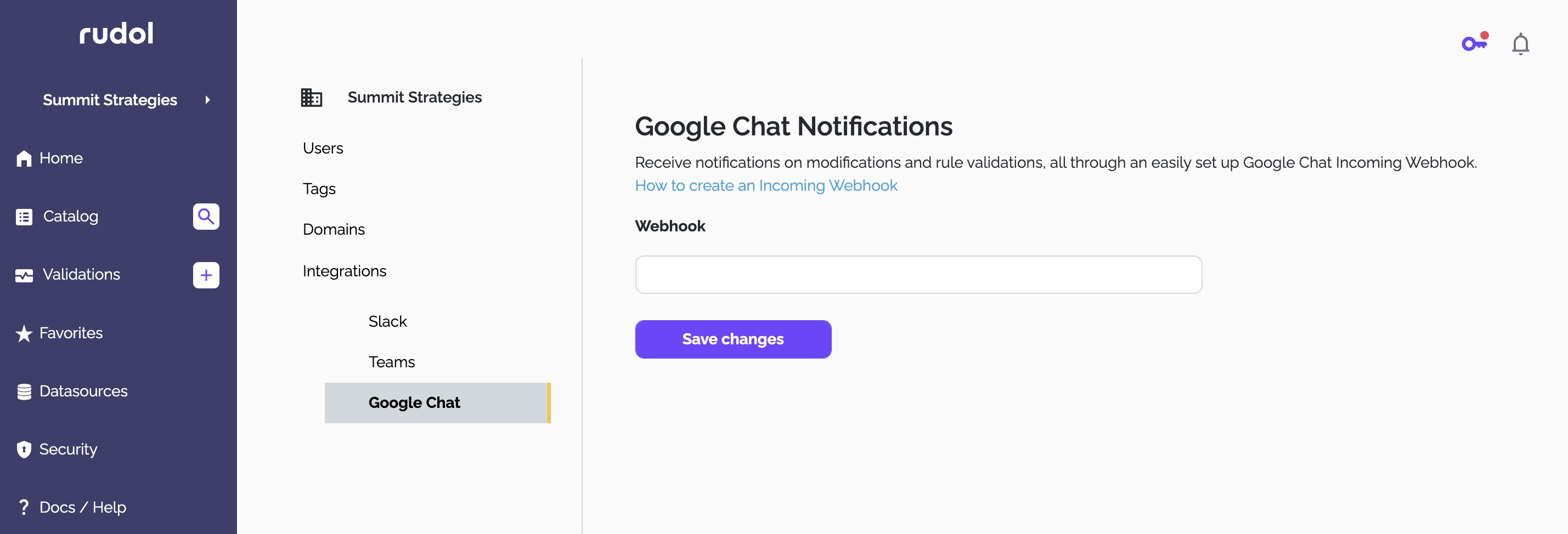 Google Chat Webhook