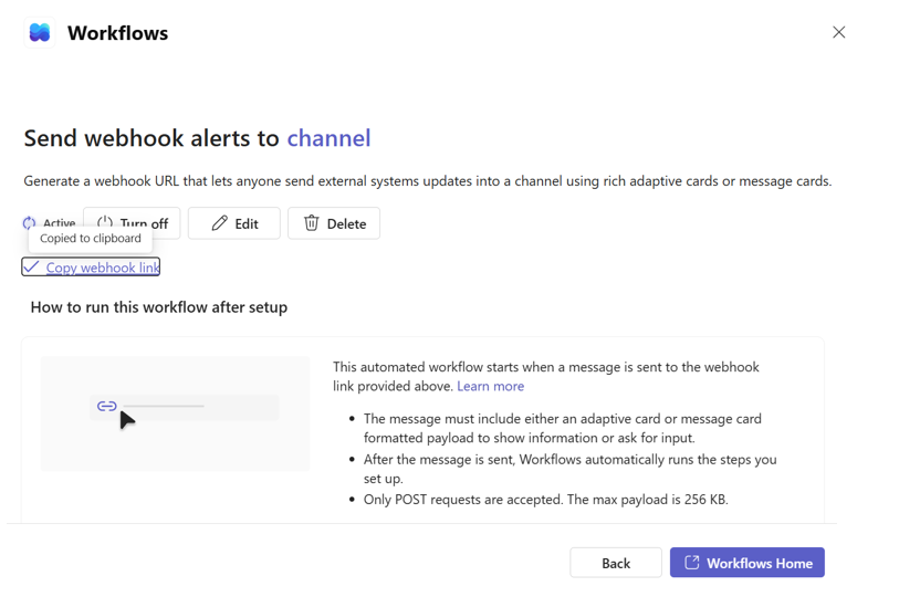 Microsoft Teams Webhook